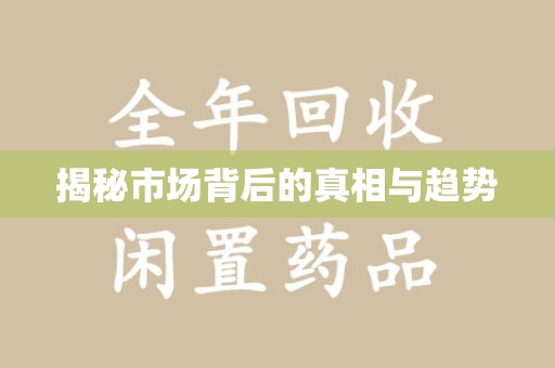 三亚揭秘市场背后的真相与趋势