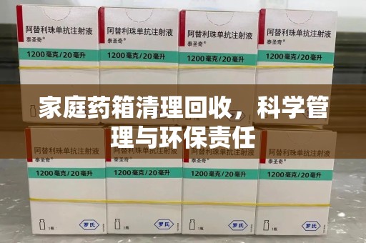三亚家庭药箱清理回收，科学管理与环保责任