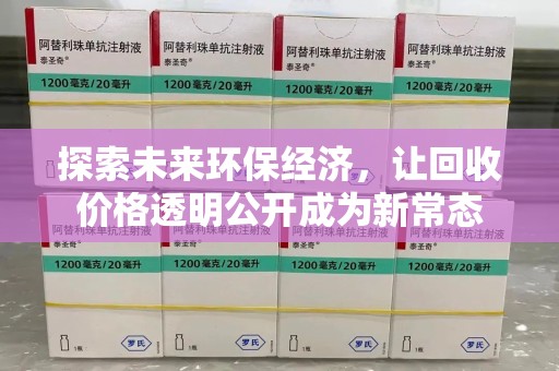 三亚探索未来环保经济，让回收价格透明公开成为新常态